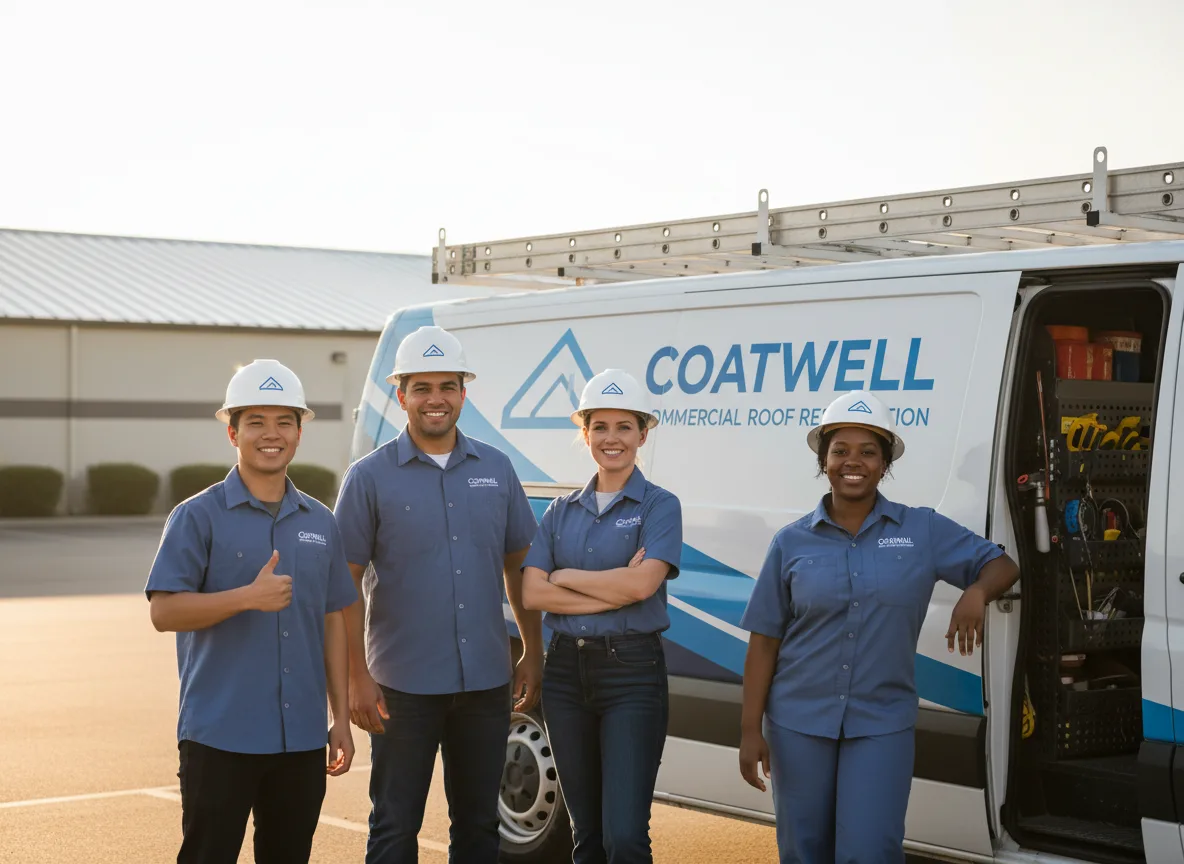 Commercial roof coating company in Beetown, WI
